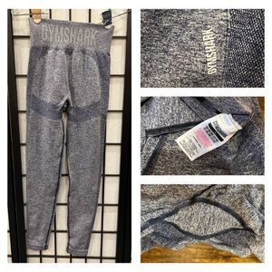 Gymshark Flex High Waisted Leggings - Navy Marl - Size Small